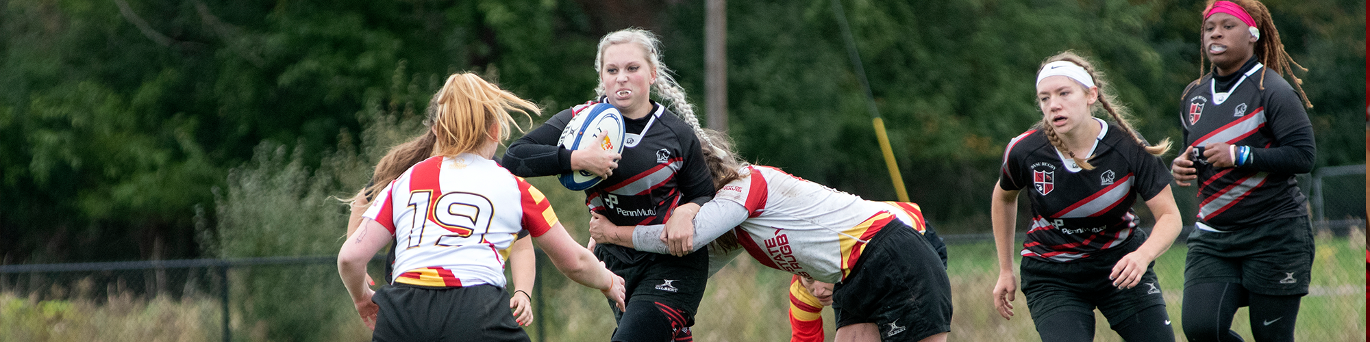 A group of playing participating in an activity